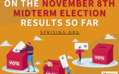 Our statement on the November 8th Midterm Election results so far