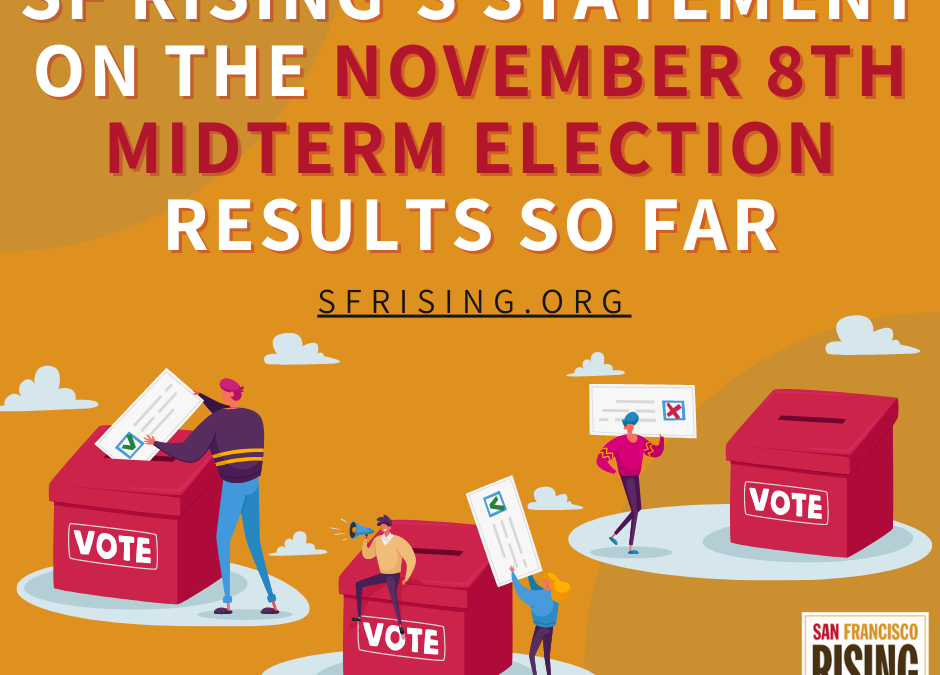 Our statement on the November 8th Midterm Election results so far