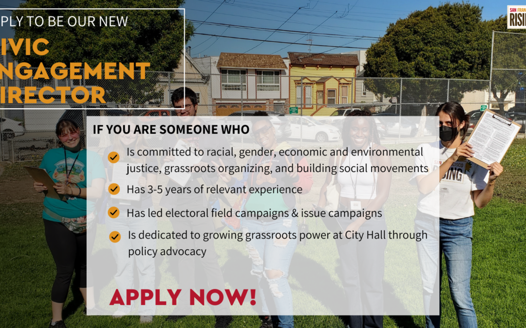 We’re look for our next Civic Engagement Director. Apply today!